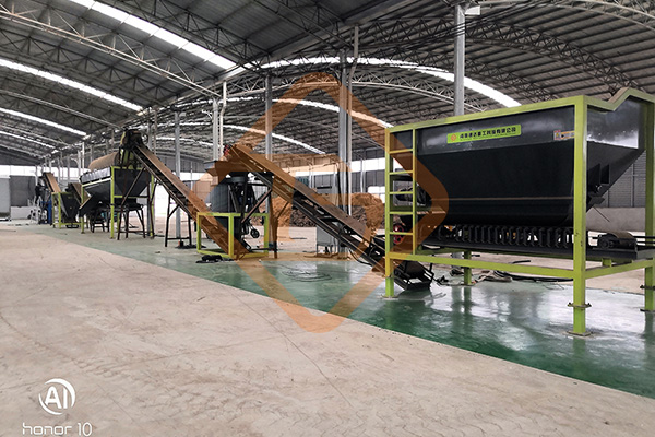 生物有機肥生產線的工藝流程