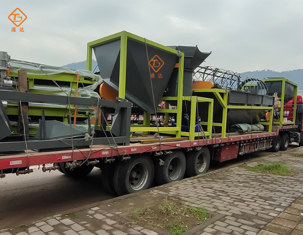 通達重工小型粉狀有機肥生產線已發往重慶萬州